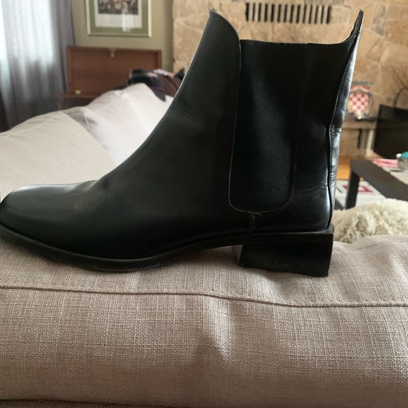 Cole Hann Black Leather Boots - Picture 3 of 4